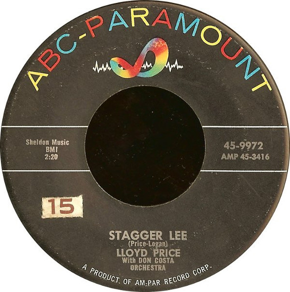 Lloyd Price With Don Costa Orchestra - Stagger Lee  - ABC-Paramount - 45-9972 - 7", Single 1164863599