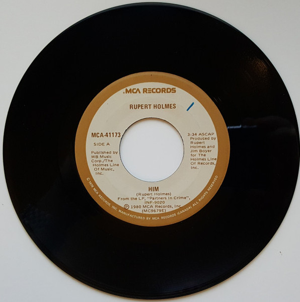 Rupert Holmes - Him / Get Outta Yourself (7", Single)