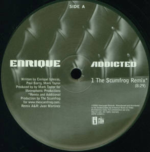 Enrique* - Addicted (The Scumfrog / Fernando Garibay Remixes) (12", Promo)