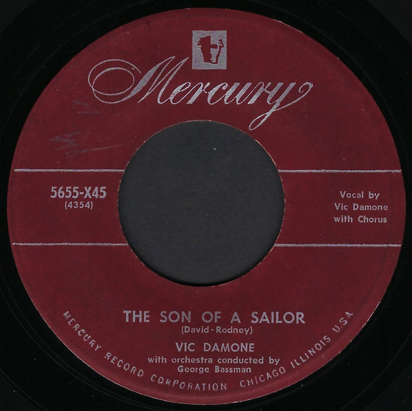 Vic Damone - The Son Of A Sailor / Longing For You (7")