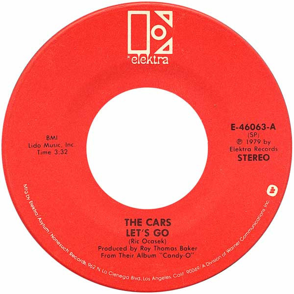 The Cars - Let's Go (7", Single, SP)