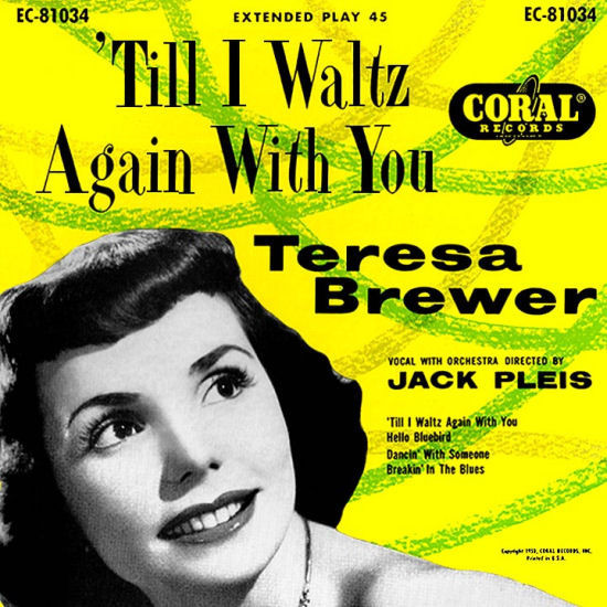 Teresa Brewer - Till I Waltz Again With You (7", EP, RP)