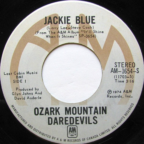 Ozark Mountain Daredevils* - Jackie Blue / Better Days (7", Single)
