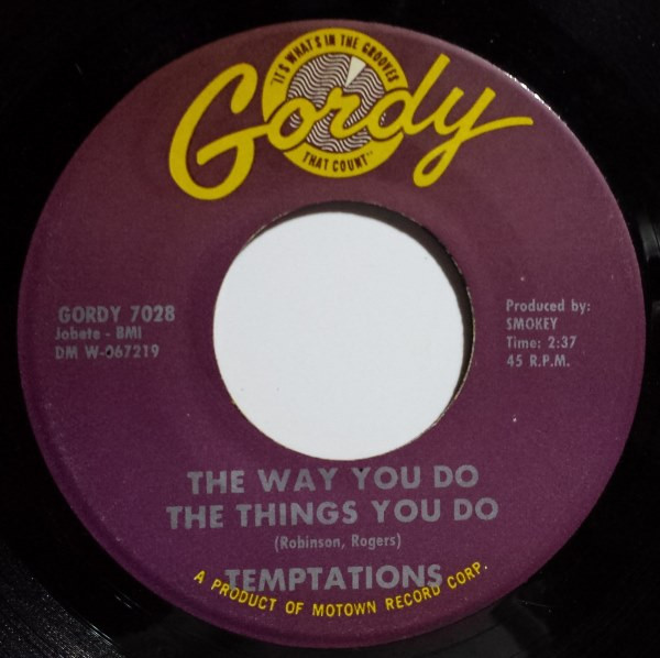 Temptations* - The Way You Do The Things You Do (7", Single)