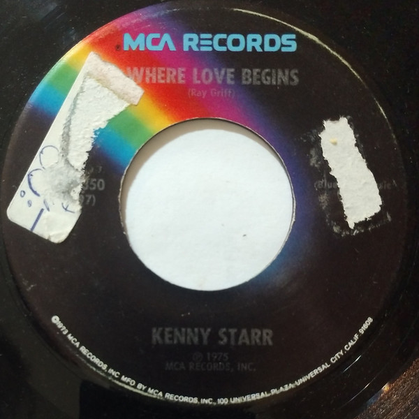 Kenny Starr - Where Love Begins  (7", Single)