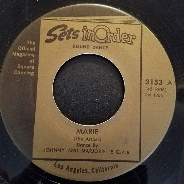 The Artists (2) - Marie - Sets In Order - 3153 - 7" 1171753233