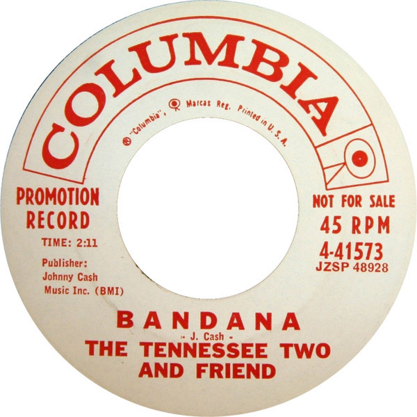 The Tennessee Two And Friend* - Bandana / Wabash Blues (7", Promo)