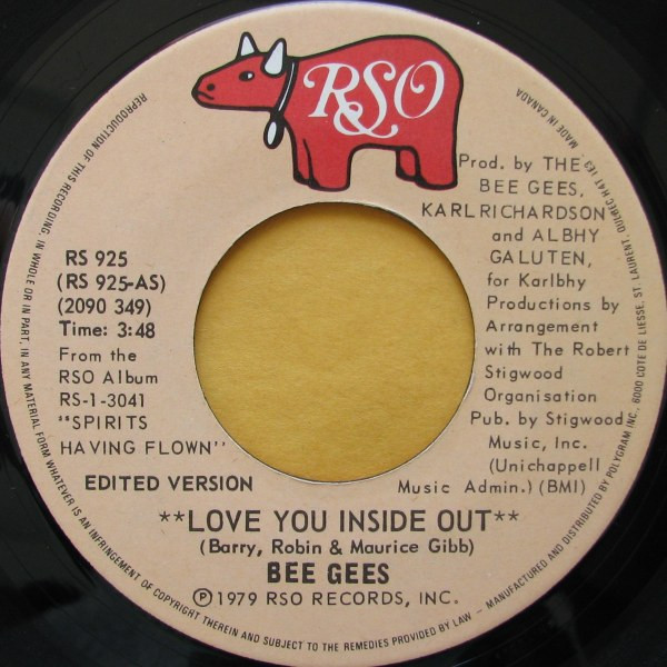 Bee Gees - Love You Inside Out - RSO - RS 925 - 7", Single 1171951849