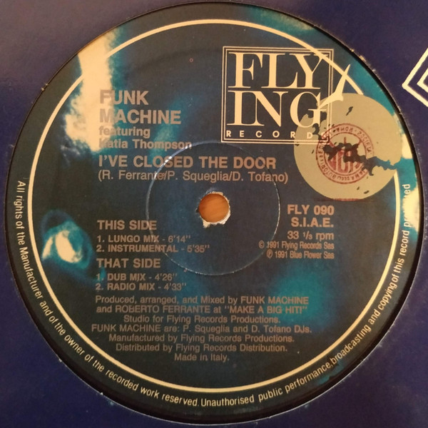 Funk Machine - I've Closed The Door (12")
