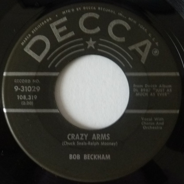 Bob Beckham - Crazy Arms / Beloved (7", Single, Glo)