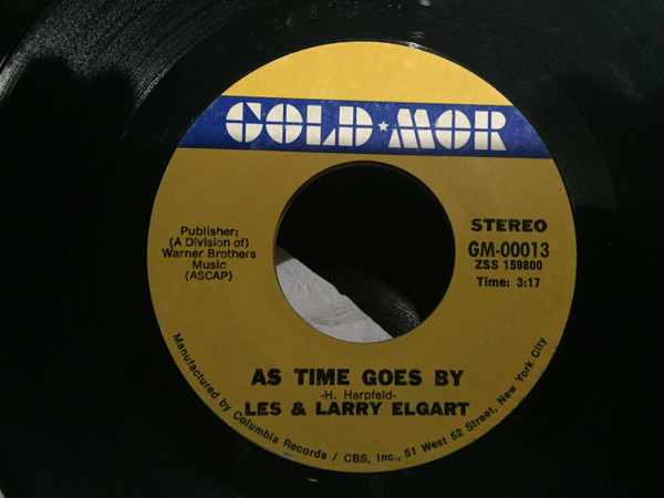 Les & Larry Elgart - As Time Goes By / Unforgettable (7", Jukebox)