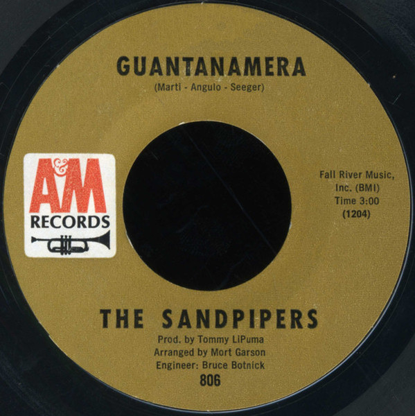 The Sandpipers - Guantanamera / What Makes You Dream, Pretty Girl? - A&M Records - 806 - 7", Single 1172653728