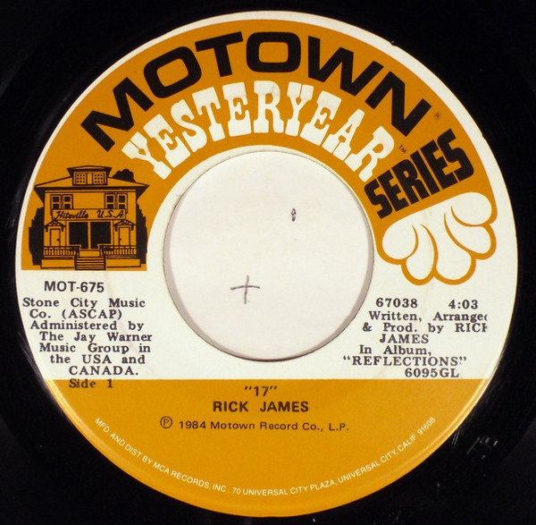 Rick James, Smokey Robinson - 17 / Ebony Eyes. - Motown - MOT-675 - 7", Single 1174057860