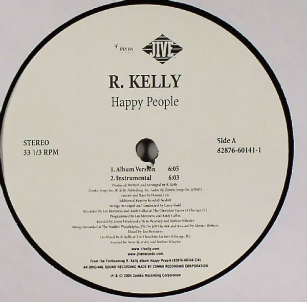 R. Kelly - Happy People (12")