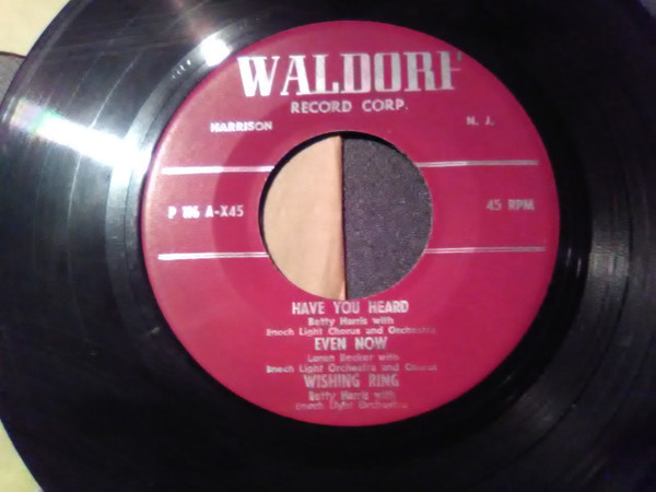 Various - Have You Heard - Waldorf Record Corp., Waldorf Record Corp. - P 116, A 116 - 7", EP 1176941589
