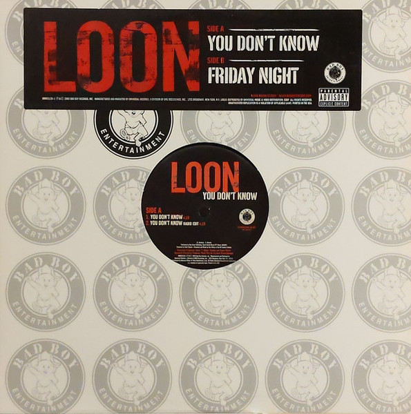 Loon - You Don't Know - Bad Boy Entertainment, Universal Records - UNIR21126-1 - 12", Promo 1177003236