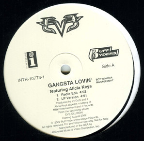 Eve (2) featuring Alicia Keys - Gangsta Lovin' (12", Single, Promo)