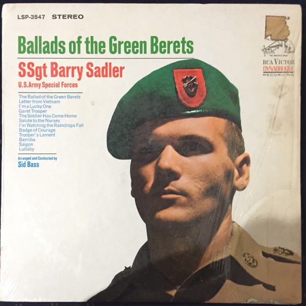 Barry Sadler - Ballads Of The Green Berets - RCA Victor - LSP 3547 - LP, Album 1179817734