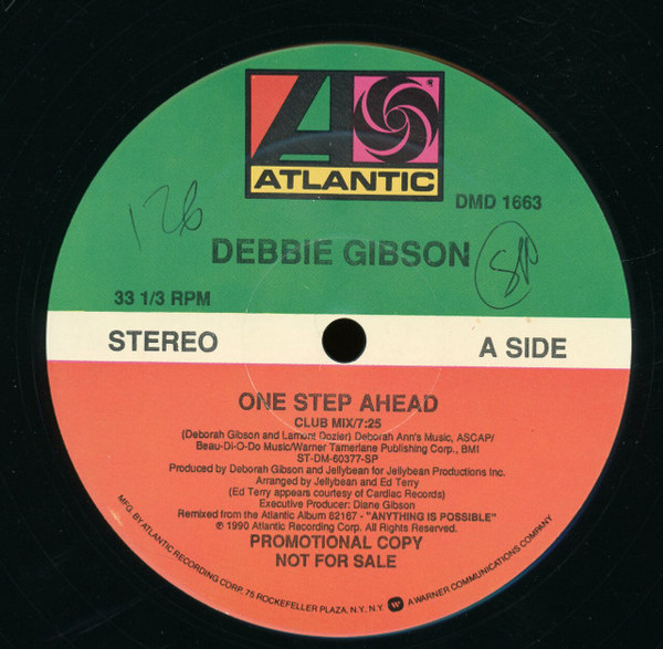 Debbie Gibson - One Step Ahead (12", Promo)