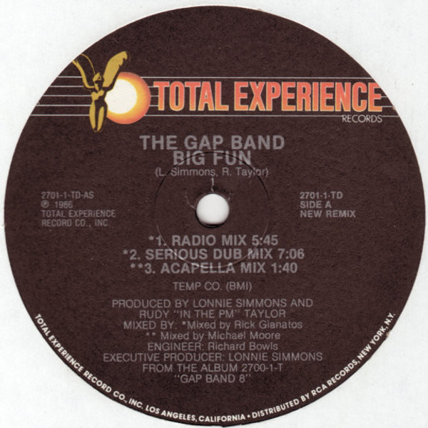 The Gap Band - Big Fun (New Remix) (12")