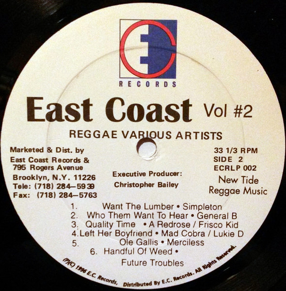 Various - East Coast Volume 2 (12", Comp)