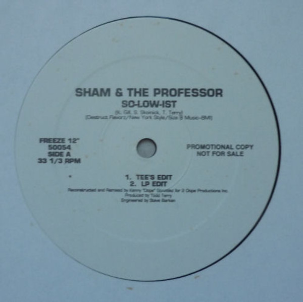 Sham & The Professor - So-Low-Ist (12", Promo)