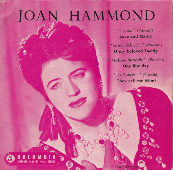 Joan Hammond - One Fine Day ("Madam Butterfly") (7", EP, RE)