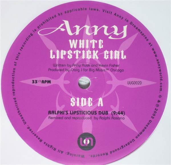 Anny (6) - White Lipstick Girl (12", Whi)