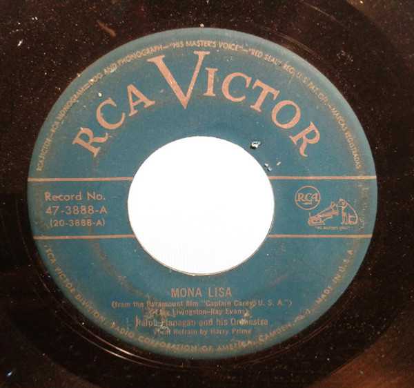 Ralph Flanagan And His Orchestra - Mona Lisa / Toreador - RCA Victor - 47-3888 - 7" 1186856553