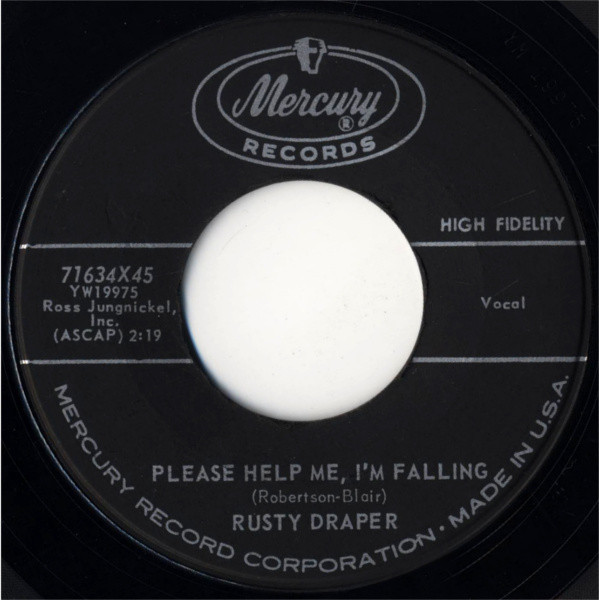 Rusty Draper - Please Help Me, I'm Falling / Mule Skinner Blues - Mercury - 71634X45 - 7" 1186896389