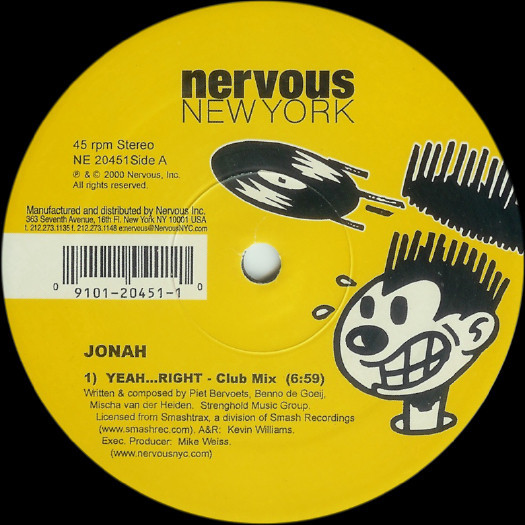 Jonah - Yeah... Right (12")