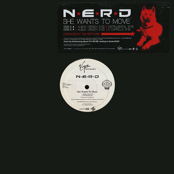 N*E*R*D - She Wants To Move - Virgin - 7087 6 18406 1 2 - 12", Promo 1188285731