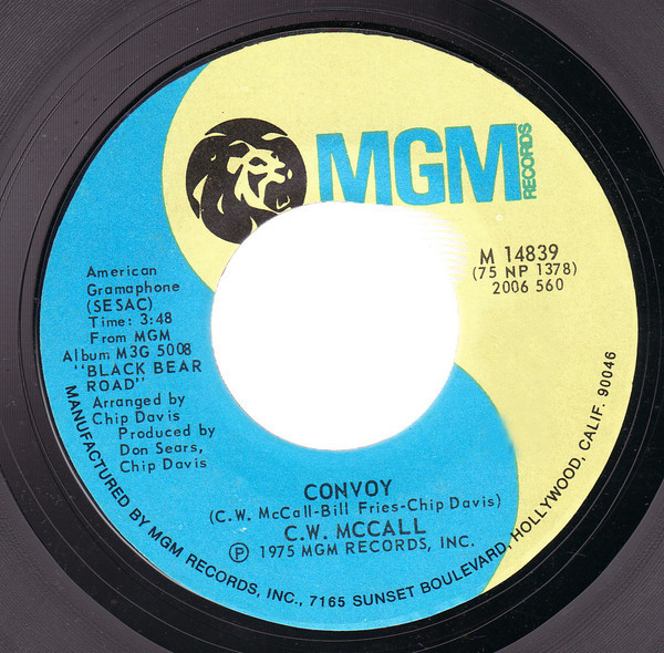 C.W. McCall - Convoy (7", Single, Mono, PRC)