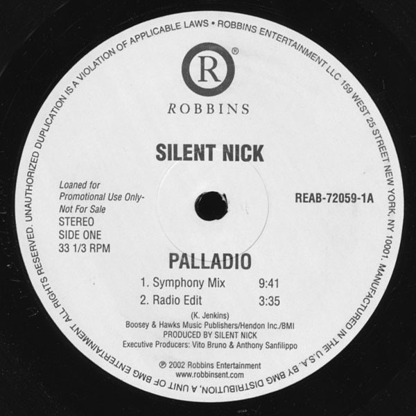 Silent Nick - Palladio (12", Promo)