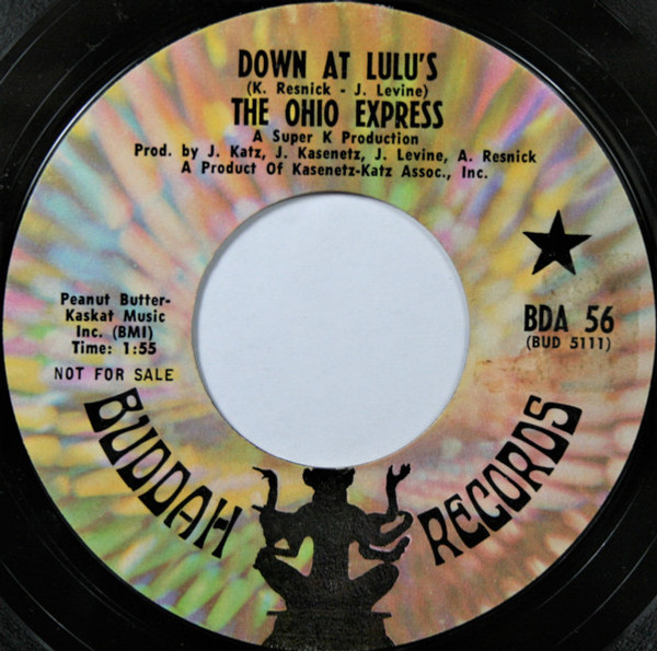 The Ohio Express* - Down At Lulu's  (7", Single, Promo, Styrene)