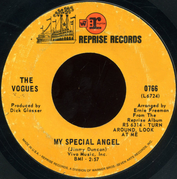 The Vogues - My Special Angel / I Keep It Hid - Reprise Records - 766 - 7", Single, Styrene, Ter 1190874930