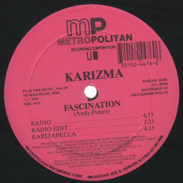 Karizma (5) - Fascination (12")