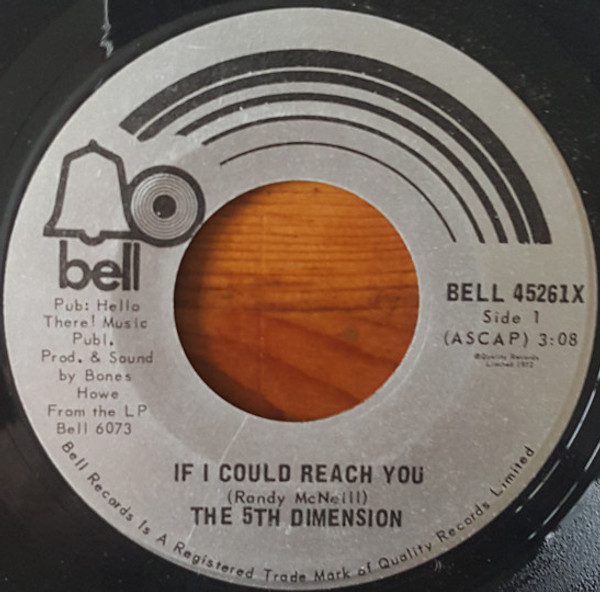 The 5th Dimension* -  If I Could Reach You (7", Single)