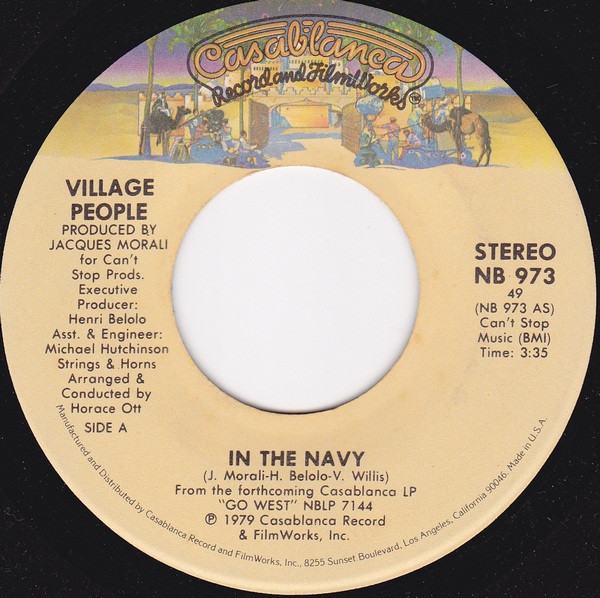 Village People - In The Navy - Casablanca - NB 973 - 7", Single, 49  1191611770