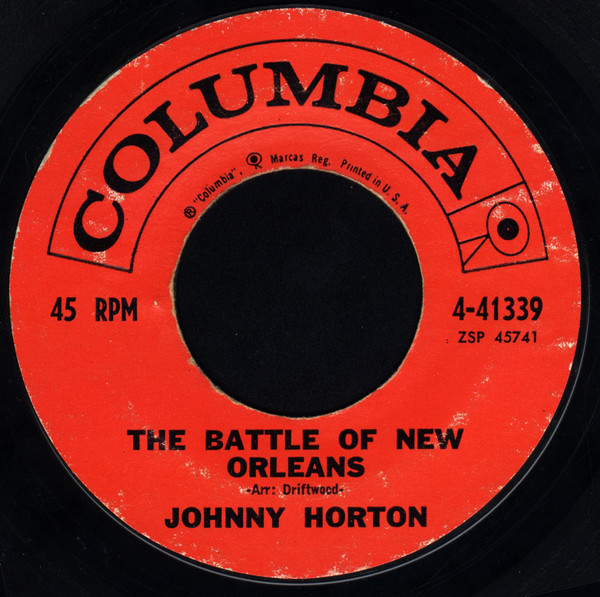 Johnny Horton - The Battle Of New Orleans - Columbia - 4-41339 - 7", Single, Hol 1192018521