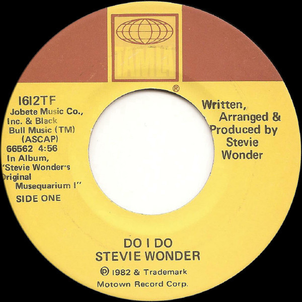 Stevie Wonder - Do I Do (7", Eur)