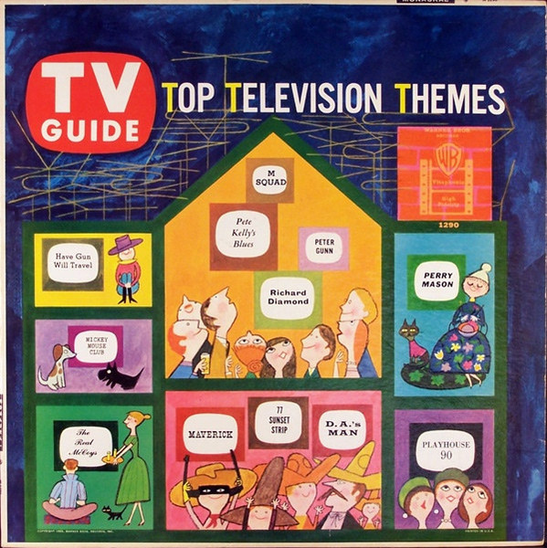 Warren Barker And Frank Comstock - TV Guide Top Television Themes (LP, Album)