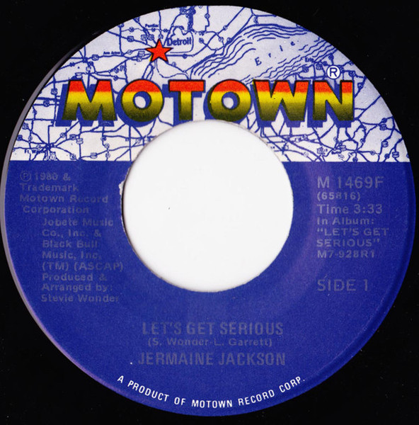 Jermaine Jackson - Let's Get Serious (7", Single, Lab)