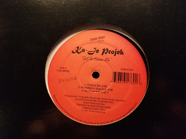 Ka-Je' Projek - Get To Know Me (Remixes) - Sounds Unique Muzik - SUM 01001 - 12", Maxi 1199756475