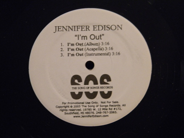 Jennifer Edison - I'm Out (12")