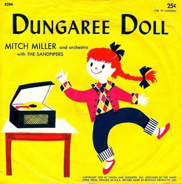Mitch Miller And Orchestra* With The Sandpipers (2) / Tommy And Jimmy Dorsey* - Dungaree Doll / My Friend The Ghost (6", Yel) Mitch Miller And Orchestra* With The Sandpipers (2) / Tommy And Jimmy Dorsey* - Dungaree Doll / My Friend The Ghost (6", Yel)