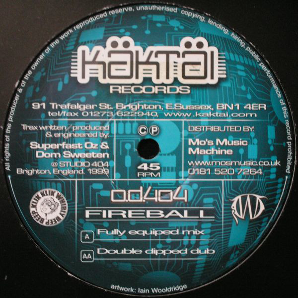 o.d.404* - Fireball (12")
