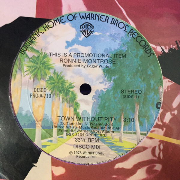 Ronnie Montrose - Town Without Pity (12", Promo)