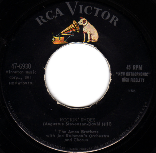 The Ames Brothers With Joe Reisman's Orchestra and Chorus* - Rockin' Shoes / Tammy (7", Single, Ind)