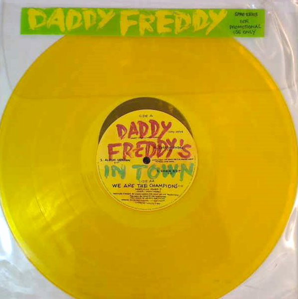 Daddy Freddy - Daddy Freddy's In Town (12", Promo, Yel)